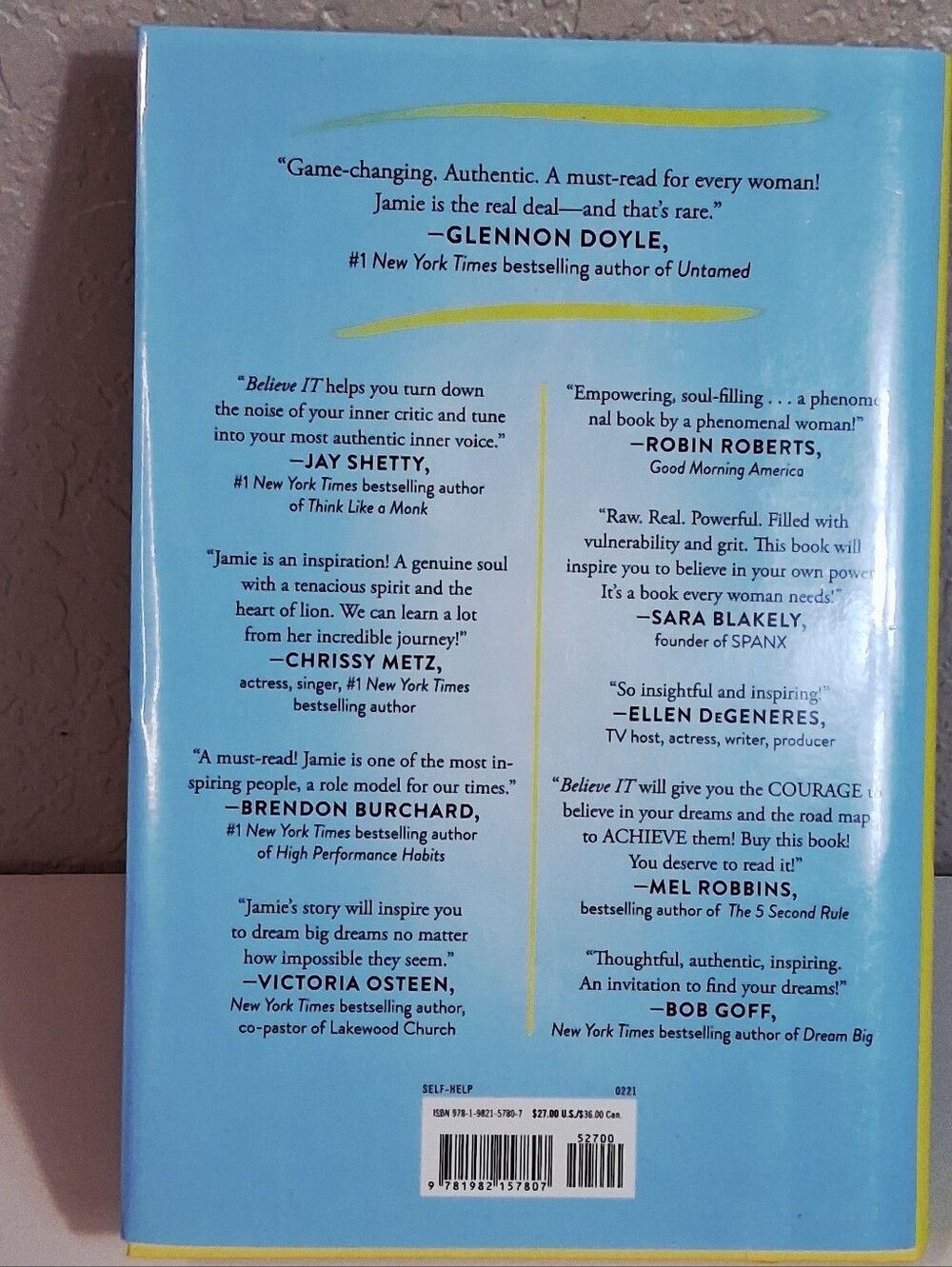 Believe It | Jamie Kern Lima | Hardcover | Motivational Self-Help Book - Picture 6 of 8
